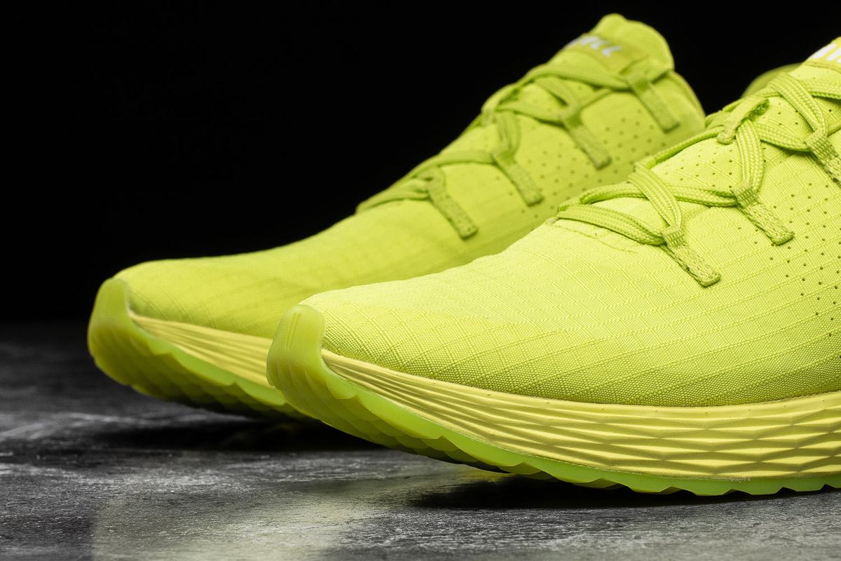 Nobull Neon Ripstop Runner Men's Running Shoes Light Green | Australia (IU4035)